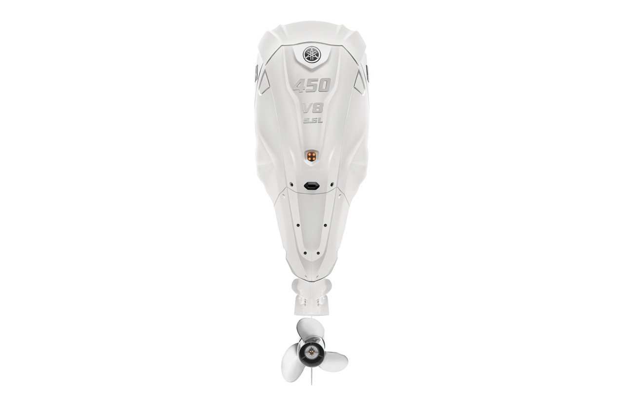 Yamaha LXF450USA2 450HP White XTO Offshore Counter Outboard Motor 3 Yamaha 450HP LXF450USA2 White XTO Offshore Counter Rotation - 30" Shaft, Digital Controls
