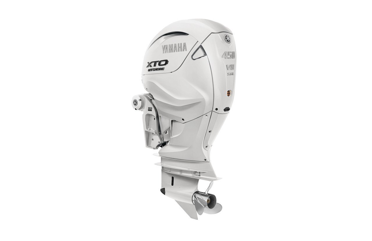 Yamaha LXF450USA2 450HP White XTO Offshore Counter Outboard Motor 1 Yamaha 450HP LXF450USA2 White XTO Offshore Counter Rotation - 30" Shaft, Digital Controls