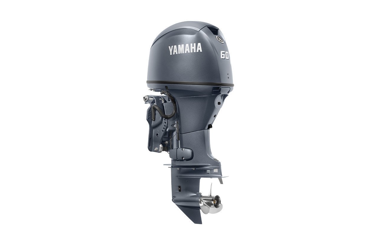 Yamaha T60LC 60HP High Thrust EFI 4-Stroke 20" Outboard Motor 1 Yamaha 60HP T60LC High Thrust Outboard - 20" Shaft, Remote Mechanical, Electric Start