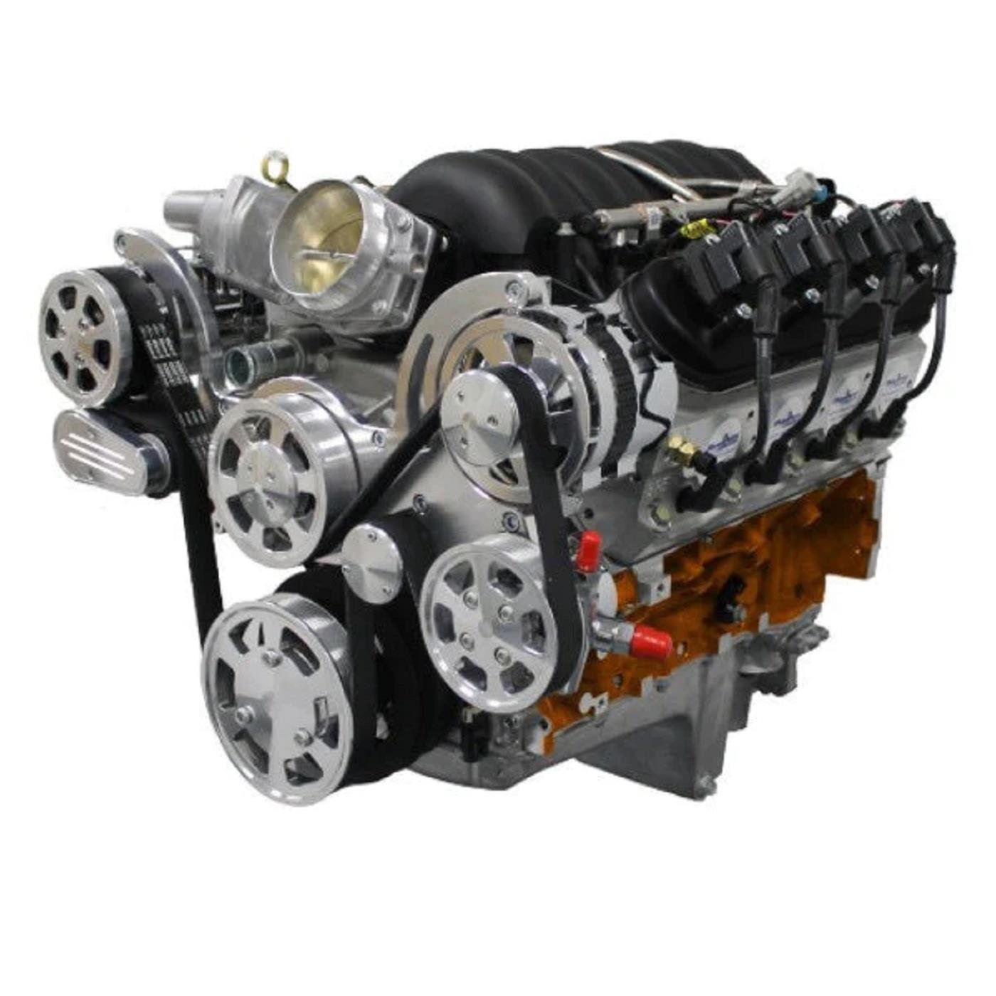 BluePrint PSLS3762CTFK Pro LS 376 CID 495 HP EFI Fully Dressed 2 BluePrint Engines Pro Series Chevy LS 427 C.I.D. 625 HP EFI Fully Dressed Long Block Crate Engines PSLS4272CTFK2
