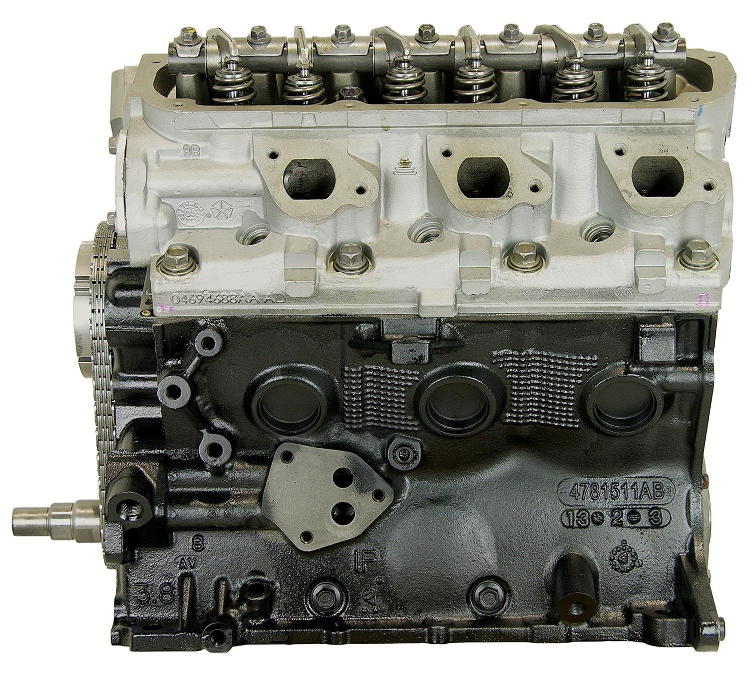 VEGE Remanufactured DDK7 3.8L 230ci Premium Grade Long Block Engine 2 VEGE Remanufactured Long Block Crate Engines DDK72