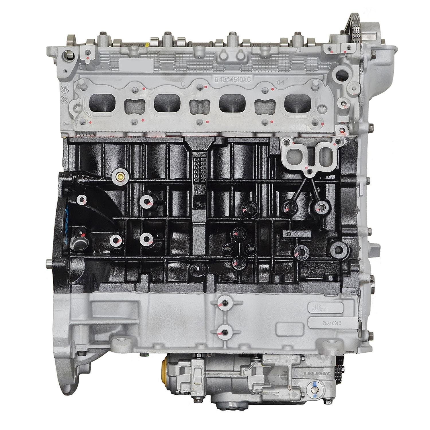 VEGE Remanufactured DDX2 2.0L 122ci Compact Car Long Block Engine 2 VEGE Remanufactured Long Block Crate Engines DDX22