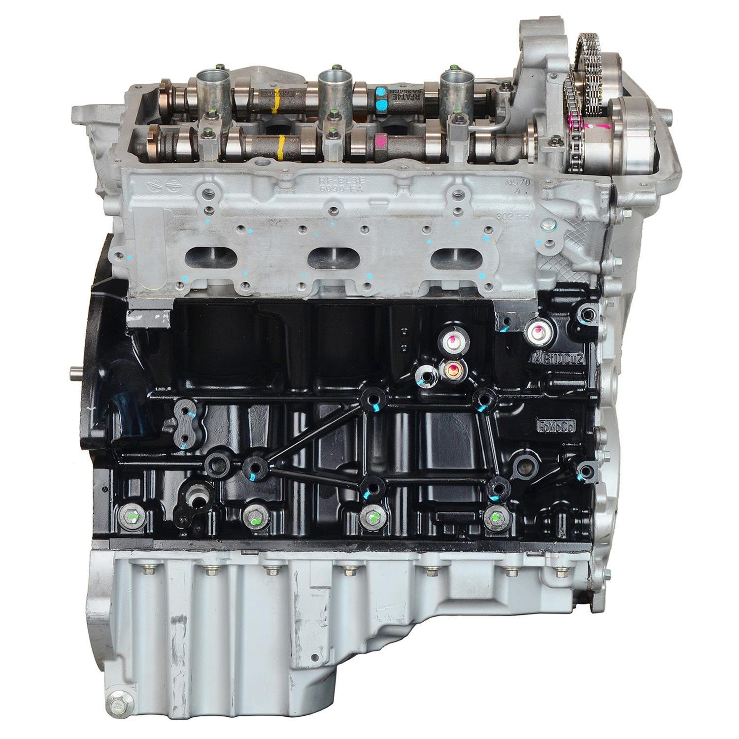 VEGE Remanufactured DFF11 3.5L 213ci Premium Grade Long Block Engine 2 VEGE Remanufactured Long Block Crate Engines DFF112