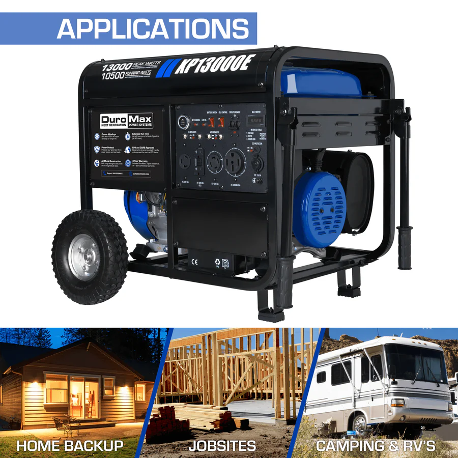 Duromax Xp13000E 13000W Peak Portable Generator - Gas 2 Duromax Xp13000E2