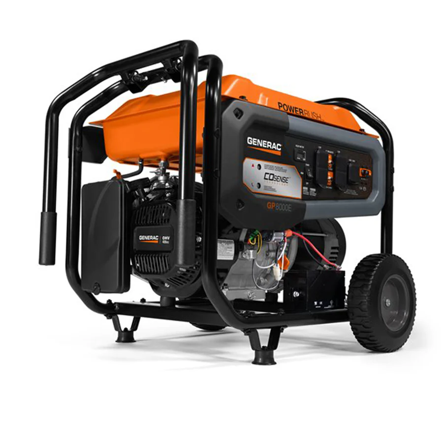 Generac Gp8000E 8000W Peak Portable Generator 1 Generac Gp8000E Portable Generator 8000W