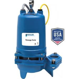 Goulds 2WD Series 1HP 3-Phase 460V Sewage Pump