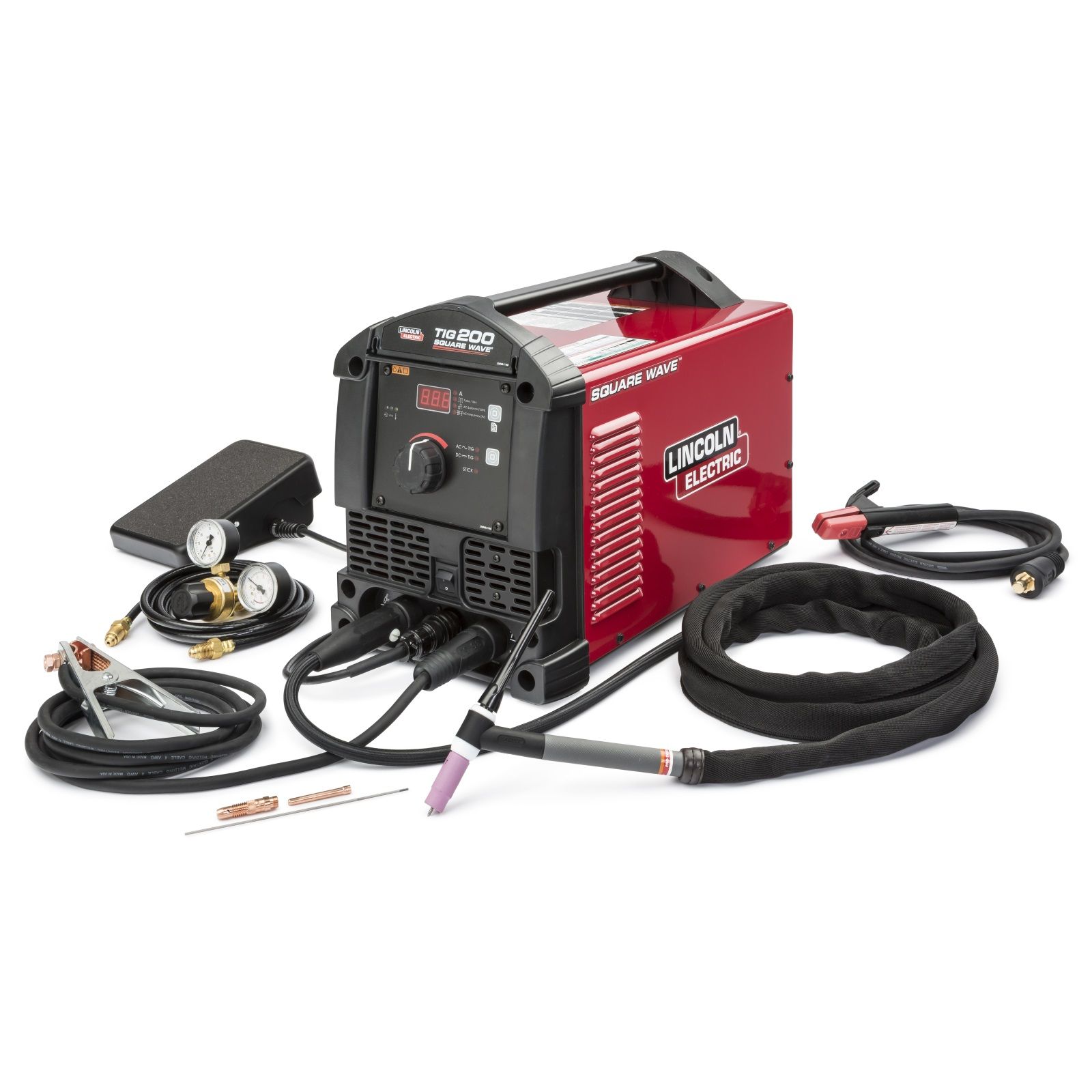 Lincoln Square Wave Tig 200 Welder - 10-200A Amp Range, P/N K5126-1 1 Lincoln Square Wave Tig 200 Welder