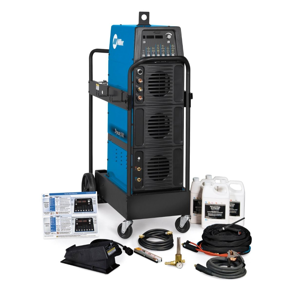 Miller Dynasty 800 Tig Welder - 5-800A Amp Range, P/N 951696 1 Miller Dynasty 800 Tig Welder Water Cooled Package Foot Control 951696