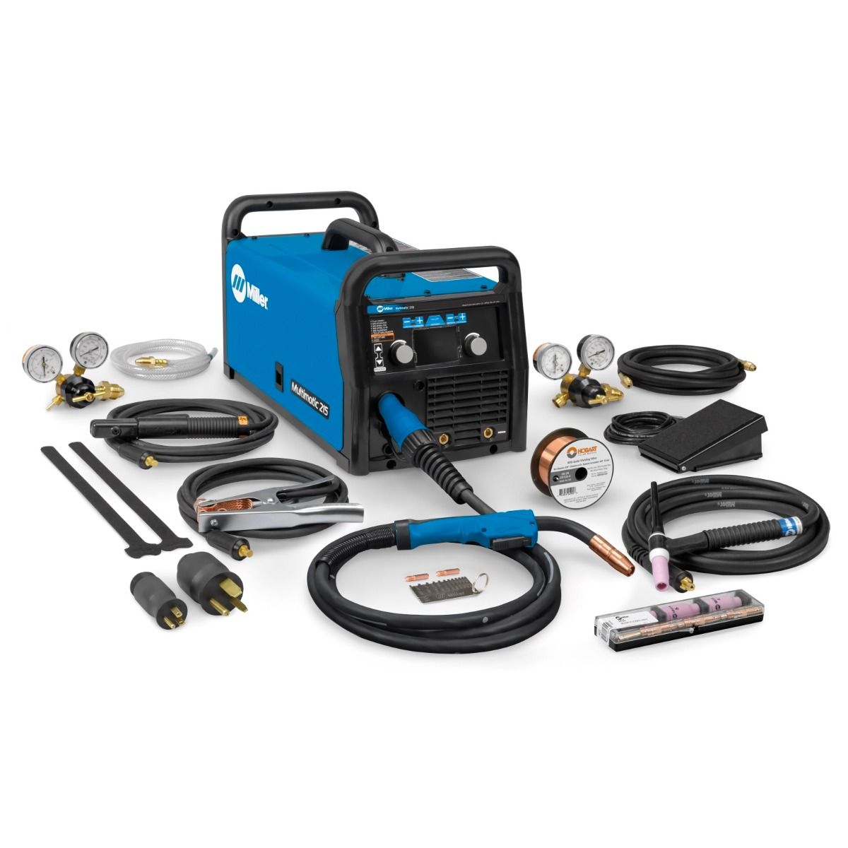 Miller Multimatic 215 Process Welder - 20-230A Amp Range, P/N 951674 1 Miller Multimatic 215 Multiprocess Tig Kit