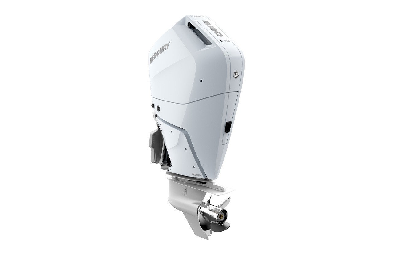 Mercury 350Xxl 350Hp Outboard - 30In Shaft, Dts 1 Mercury 350Xxl 350Hp White Verado V10 30&Quot; Outboard Motor