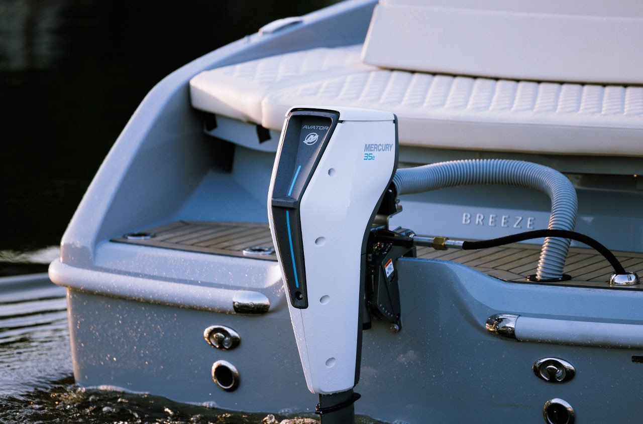 Mercury Avator 35Exlrc 5Hp Equivalent Outboard - 25In Shaft, Electric 2 Mercury 35Exlrc 5