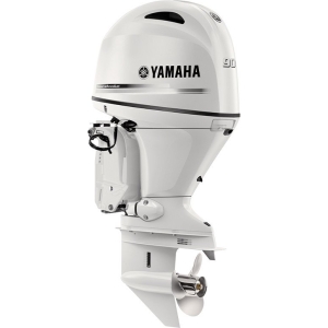 Yamaha F90LB2 90HP Gray Mechanical Control Outboard Motor